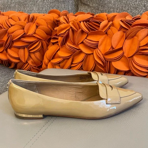 Coach | Shoes | Coach Tabitha Tan Patent Leather Penny  display picture 1